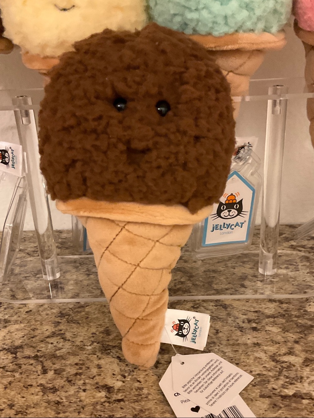 Jellycat Brown Chocolate Irresistible Ice Cream Cone Plush